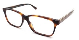 Gucci Eyeglasses Frames GG0530O 006 57-15-145 Havana Made in Italy - $145.82