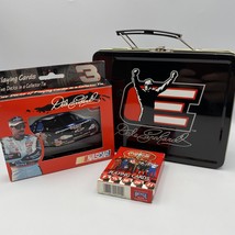 Dale Earnhardt Sr 2 Deck Playing Cards Collector&#39;s Intimidator Tin Lot - £21.28 GBP