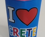 I Love Crete GREECE Heart Shaped Shot Glass Bar Shooter Travel Souvenir - $8.99