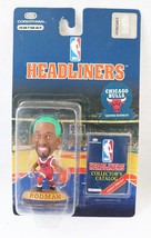 VINTAGE 1996 Corinthian Headliner Dennis Rodman Action Figure Bulls Green Hair - £11.84 GBP