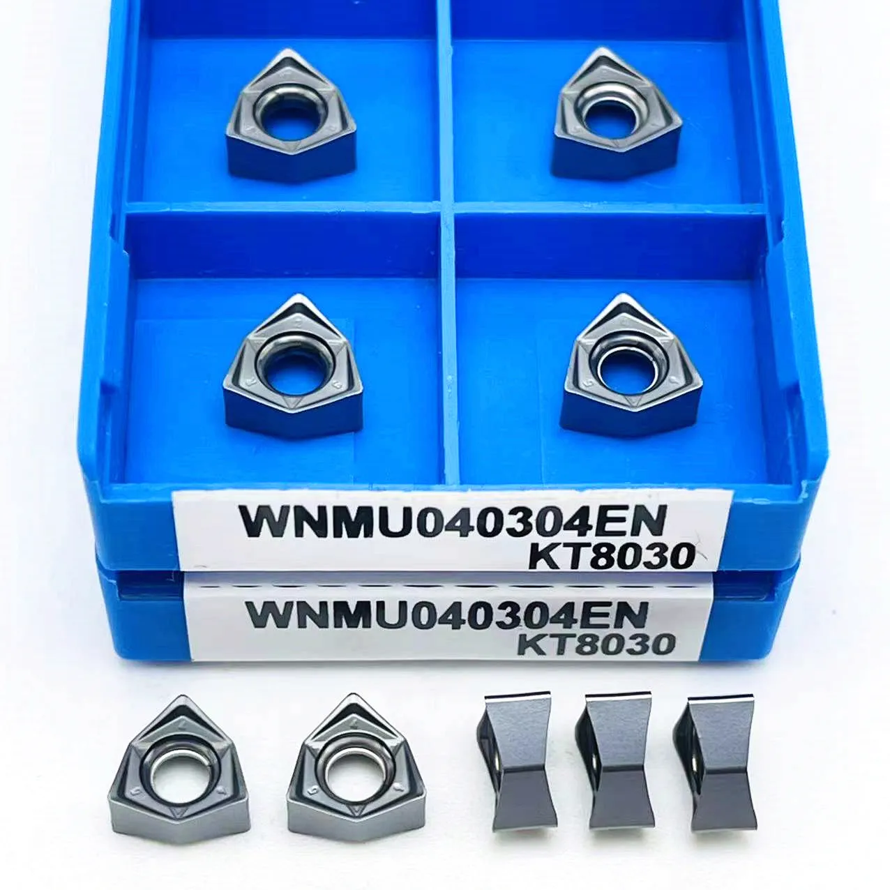 WNMU040304 WNMU040308 fast feed double-sided hexagonal WNMU 040304 milling inser - £223.57 GBP