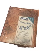 Three Photo Albums 4x6 Vintage New Sealed Graphic Eckerd Old World Map G... - $5.86