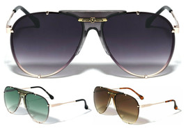 Khan Round Classic Pilot Aviator Sunglasses Retro Designer Fashion Outdoor Sport - £7.86 GBP