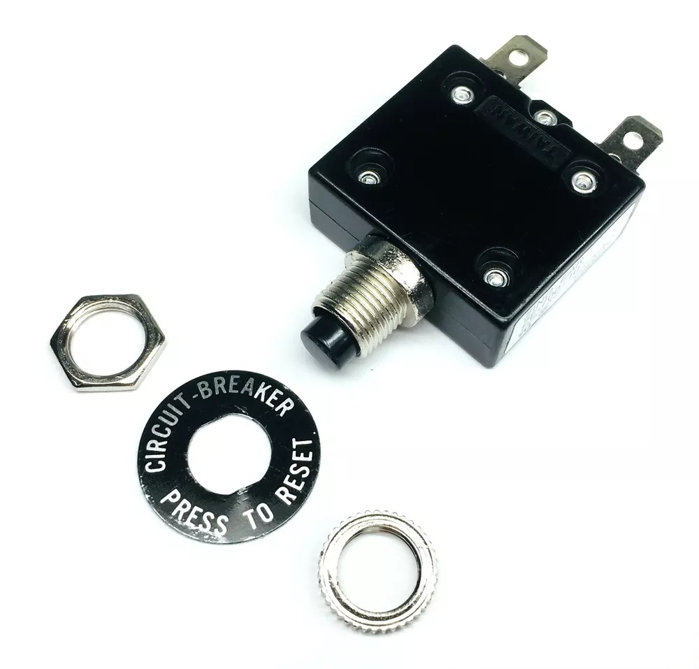20 Amp Push Button Thermal Circuit Breaker 12-50V DC 125-250V Volt AC 20A - $15.66
