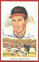 Brooks  Robinson   Autographed  Perez  Steele  Limited  Postcard  Nm  !! - £31.96 GBP