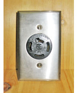 20 AMP 250 VOLT 3PY TWIST LOCKING RECEPTACLE w/STEEL PLATE (NEMA L18-20R... - $49.99