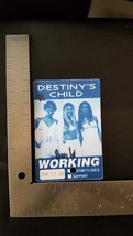 DESTINY&#39;S CHILD / BEYONCE  - VINTAGE ORIGINAL CONCERT TOUR CLOTH BACKSTA... - £7.51 GBP