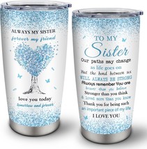 Sister Gifts Sisters Gifts From Sister Sister Gift Tumbler 20oz Birthday... - £43.84 GBP