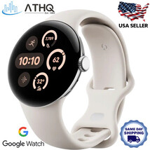 Google Pixel Watch 2 Wi-Fi 41mm Silver Aluminum / Gray Band GA05032-US L Size image 7