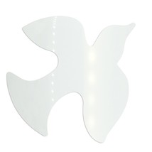 Die Cut Shape - DOVE 2.5&quot; &amp; 5.0&quot; size in 12 Metallic Colors #6240 - $6.99