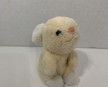 R. Dakin vintage small plush yellow cream white bunny rabbit stuffed ani... - £12.25 GBP
