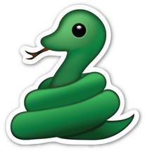 Vinyl Sticker 150mm snake nature animal  laptop reptile python adder mamba - £3.42 GBP