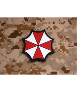 PVC Rubber Morale Resident Evil Umbrella Corporation Patch Hook Backing - $11.66 CAD