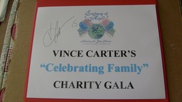 Vince  Carter  # 15   Autographed   Charity  Event   !! - £107.90 GBP