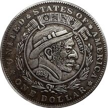 Unique American Dollar Fantasy Coin: Hobo Nickel Design - $18.62 CAD