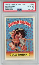 1985 Topps OS2 Garbage Pail Kids Series 2 MAD DONNA 50a Madonna Card PSA... - £225.50 GBP