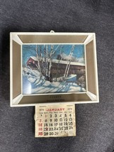 Covered Bridge Picture Advertising Calendar 1979 Forbe’s Mens And Boys Shop - $7.92