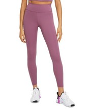 Nike Womens Activewear One Plus Size Mid-Rise Leggings size 1X, Light Mulberry - £39.78 GBP