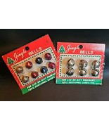 2 pks Vtg Christmas Multi Color Jingle Bells on Card Craft/Shoes/Costume... - $32.56 CAD