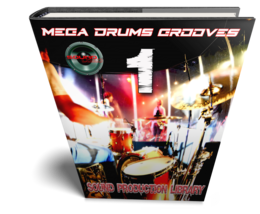 Mega Drums Grooves 1 - Large Studio Library Samples/Kits/Loops/Performances 8GB - £11.87 GBP