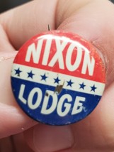 Nixon Lodge campaign pin - Richard Nixon - Henry Cabot Lodge - £4.52 GBP