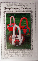 Pattern 110  Christmas Baskets, Teddies, Hearts, Trees, and Apples - £4.53 GBP