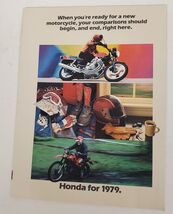 Vintage 35pg 1979 Honda Pull Out Color Catalogue From Cycle World Magazine - $25.64
