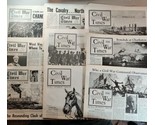 Rare Vintage Civil War Times Newspaper Format Vol 1 / No. 2-10  - $106.92