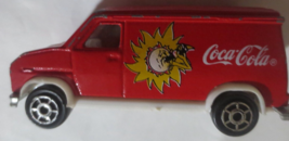 Coca-Cola Majorette Fourgon Van Rear Door Opens - £5.25 GBP