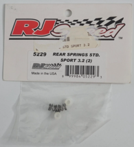 RJ Speed 5229 Rear Springs Standard Sport 3.2 (2) NEW RC Radio Controlle... - $2.99