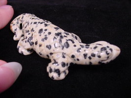 (Y-LIZ-UR-700) Love SPOTTED UROMASTYX gem LIZARD carving FIGURINE gemstone - £13.75 GBP