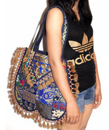 Mujer Bolso de Hombro Tribal Patchwork Gitano Hippie Bolso Boho Tote Bol... - $26.70