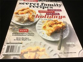 AllRecipes Magazine Secret Family Recipes : Timeless Favorites for the Holidays - £8.65 GBP