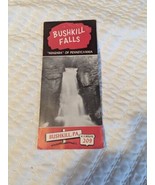 Vintage Travel Brochure Bushkill Falls Pennsylvania Route 209 Niagara Of Pa - £4.57 GBP