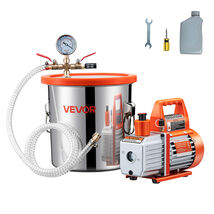 VEVOR Vacuum Chamber, 3 Gallon 3.5 CFM, Stainless Steel for Wood / Resin - $122.99
