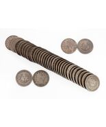 1883 NC Liberty Nickel Roll in Good to XF Condition, Avg Grade VG - Fine - €312,23 EUR