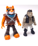 Mega Bloks Teenage Mutant Ninja Turtles TMNT Tiger Claw + Rocksteady Figure - $273.60 MXN