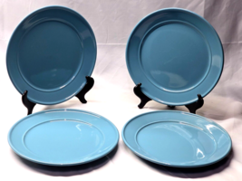 Mainstays Amelia Collection BLUE THUNDER Aqua 10&quot; Dinner Plate - UNUSED ... - £19.13 GBP