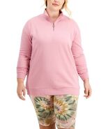 MSRP $44 Love, Fire Trendy Plus Size Printed Sweat Lilas Pink Size 2X - €16,87 EUR