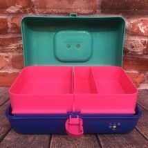 Vintage Caboodles Make Up Carrying Case #2602 Sliding Trays Cosmetics St... - £35.26 GBP