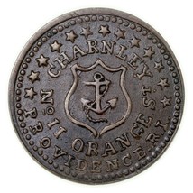 1863 Charnley Saloon Providencia R.i. Guerra Civil Token MB Estado - $103.93