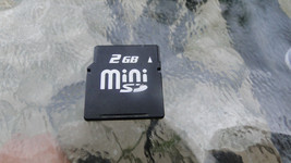 Rare SD-S02G 2 GB Mini SD Card Made in Japan - £32.75 GBP