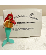 Disney&#39;s Christmas Magic Little Mermaid Ariel Grolier w/ Box #26231 - $9.89