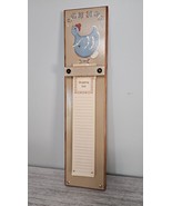 Vintage Wooden Hanging Handpainted Shopping List Country Farm Decor - $319.57 MXN