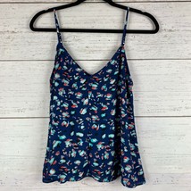 Eight Sixty Floral 100% Polyester Adjustable Tank Top Blouse Shirt Size ... - £12.68 GBP
