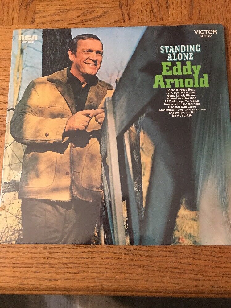 Eddy Arnold Standing Alone Album - $10.00