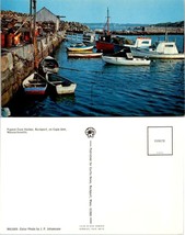 Massachusetts Rockport Cape Ann Pigeon Cove Harbor Boats Ocean Vintage Postcard - £7.51 GBP