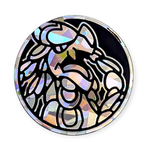 Pokemon Collectible Flip Coin: Kommo-o Silver Cracked Ice Holofoil - $4.90