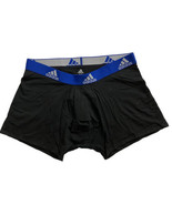 Adidas Performance Underwear Cotton Athletic Comfort Fit Boxer Brief Bla... - £7.81 GBP