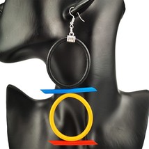 UKEBAY New Multicolor Big Earrings For Women Ethnic Drop Earrings Designer Handm - £7.09 GBP